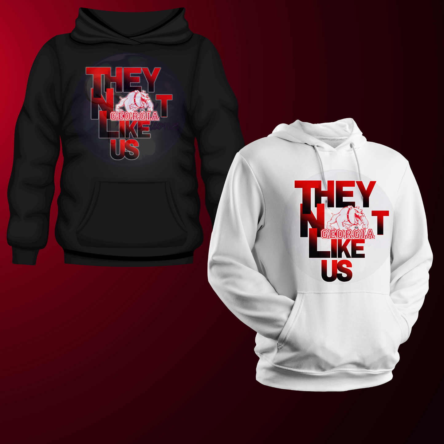 Georgia Bulldogs They Not Like Us Hoodie